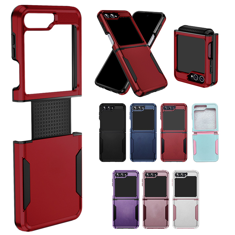 Galaxy Z Flip5 �ϏՌ� �P�[�X �J�o�[ �܂肽���݌^ 2�d�\�� �M�����N�V�[Z �t���b�v5 �A���h���C�h �������� �������