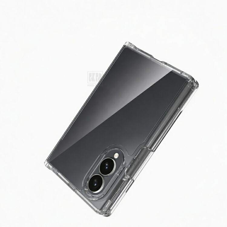 Galaxy Z Fold対応 8 Wide ケース 耐衝撃 クリア カバー 透明