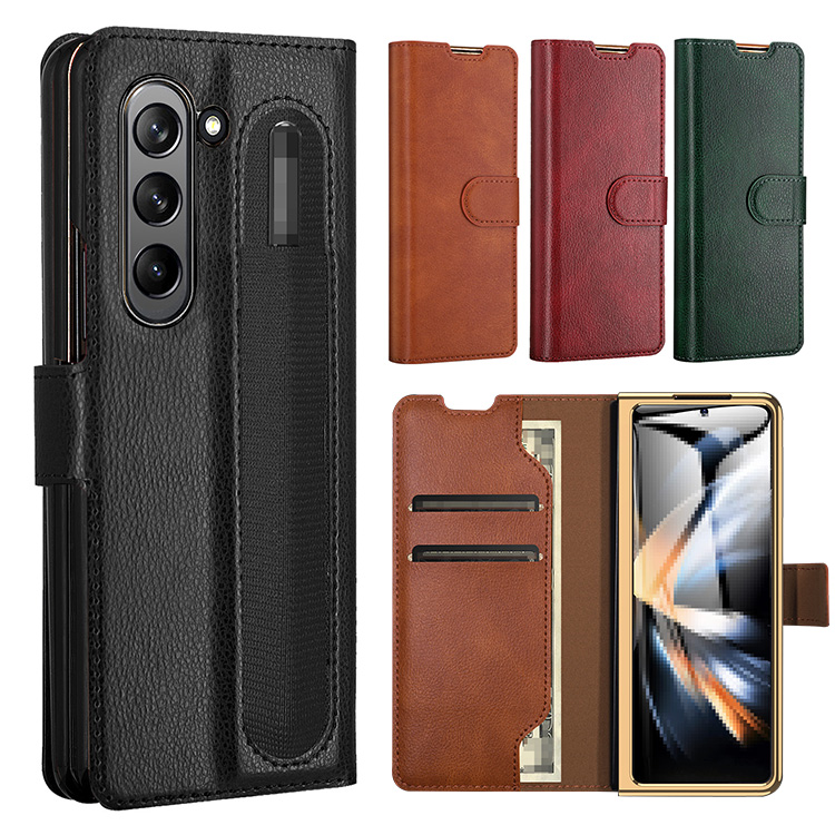 Galaxy Z Fold 5 P[X Jo[ ܂肽݌^ PUU[ ʕی십KX̌^ y[ X^h@\ J[h[ TX MNV[ Z tH[h