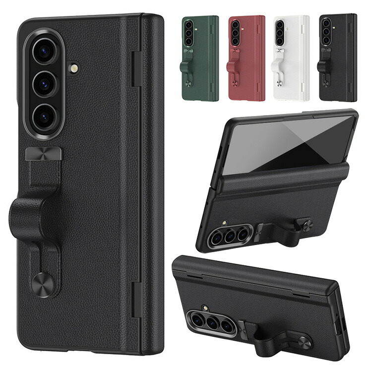 Galaxy Z Fold7 P[X Jo[ ܂肽݌^ KXtBt PUU[ wʃP[X OʋKX n[hP[X X^h@\ Vv Samsung