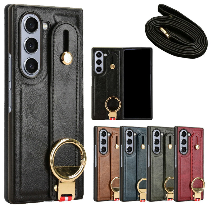 Galaxy Z Fold7 P[X Jo[ ܂肽݌^ X}zV_[ V_[Xgbv PUU[ wʃP[X  X}zxg Ў莝ɕ֗ȃoh