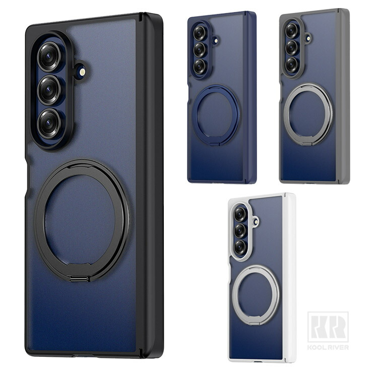 Galaxy Z Fold8�Ή� �P�[�X �J�o�[ �܂肽���݌^ TPU+�v���X�`�b�N Qi�[�d ���C�����X�[�d �Ή� �X�^���h�@�\ �����O�t�� Samsung �T���X��