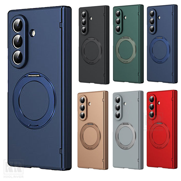 Galaxy Z Fold8�Ή� �P�[�X �J�o�[ �܂肽���݌^ TPU+�v���X�`�b�N �����K���X�ی�t�B�����t�� Qi�[�d ���C�����X�[�d �Ή� �X�^���h�@�\