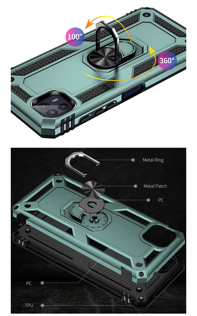 motorola moto g50 5g 耐衝撃 ケース リング付き 2重構造 保護ケース