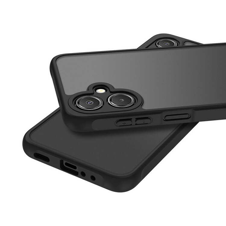 Galaxy A25 5G ケース SC-53F SCG33 耐衝撃 カバー マット 背面半透明