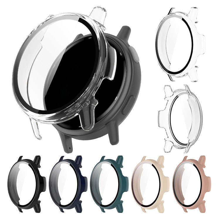 Garmin vivoactive 5 �P�[�X �J�o�[ �t���ʋ����K���X �S�ʕی� �t���ی�P�[�X �P�F/�N���A �t�B������� �n�[�h�P�[�X �K�[�~��