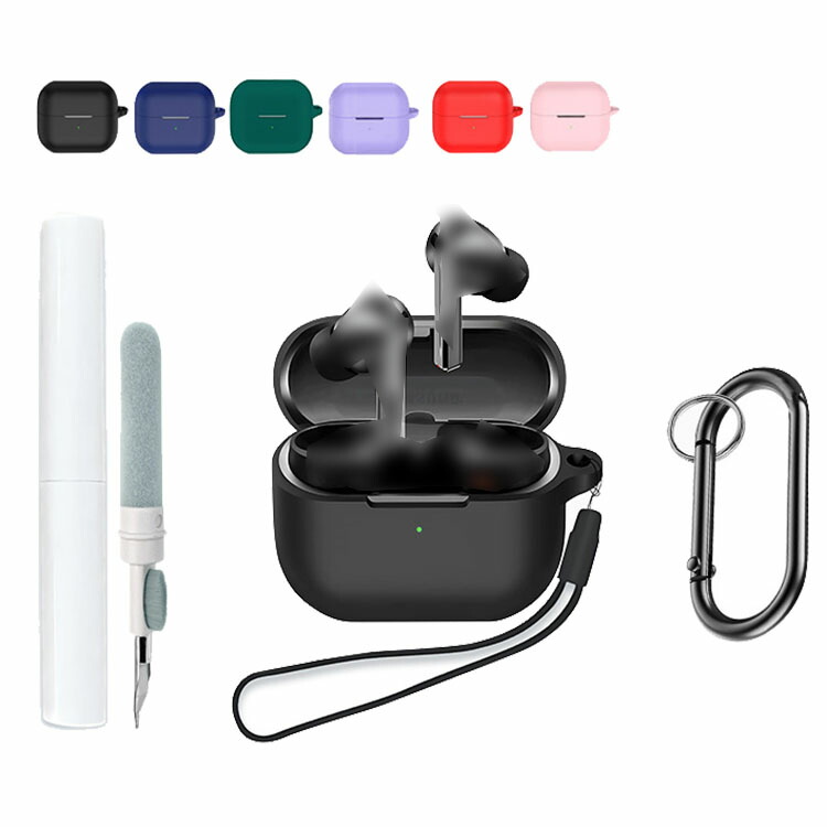 Galaxy Buds3 FE �P�[�X   �V���R�� �V���v�� �ی�J�o�[ �J���r�i�t�� ���C�����X�C���z��  �������� ������� �J�o�[ ���h�~ �P�[�X samsung