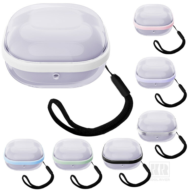 Insta Galaxy Buds4�Ή� �P�[�X Buds 4 Pro  �J�o�[ ����  �ϏՌ� TPU+�v���X�`�b�N �V���v�� �X�g���b�v�t�� �P�[�X �ی�J�o�[ �������� �������