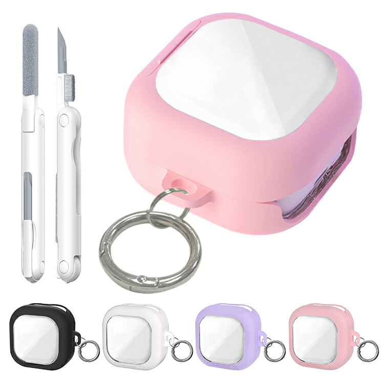 Galaxy Buds4 �P�[�X Buds 4 Pro �N���A �J�o�[ ���� �J���r�i�t�� �N���[�i�[�y���t�� �V���v�� �ی�J�o�[ �������� ������� Samsung