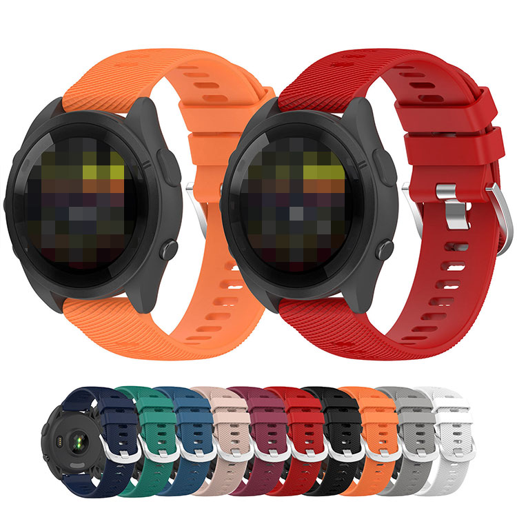 Forerunner 165/165 Music �x���g �o���h �V���R�� 20mm �������X�g�o���h/�����o���h/�����x���g �������� �\�t�g�o���h Garmin �K�[�~��