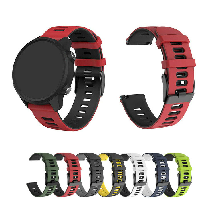 Garmin Forerunner 255/255S/255 Music/255S Music �x���g �o���h �V���R�� 22mm/18mm �������X�g�o���h/�����o���h/�����x���g �������� �\�t�g�o���h