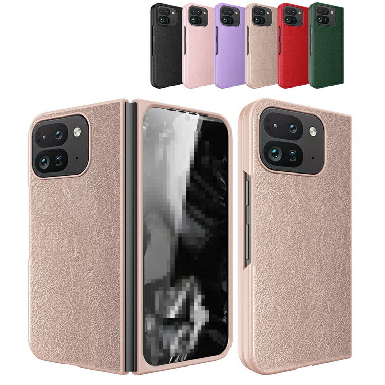 Pixel 9 Pro Fold �P�[�X �ϏՌ� �J�o�[ �����K���X+PU���U�[+�v���X�`�b�N �O�ʋ����K���X �V���v�� �O�[�O�� �s�N�Z��9 �v�� �t�H�[���h �ی�P�[�X