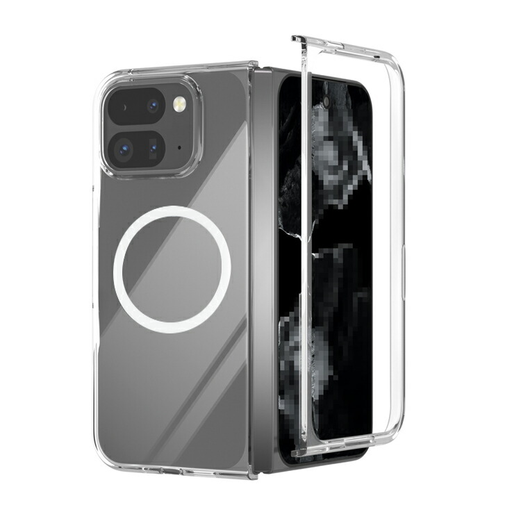 Pixel 9 Pro Fold P[X  Jo[ Vv n[hP[X Qi[d CX[d Ή O[O sNZ9 v tH[h یP[X Jo[
