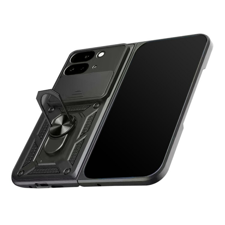 Pixel 9 Pro Fold ケース 耐衝撃 カバー 折りたたみ型 一体型リング