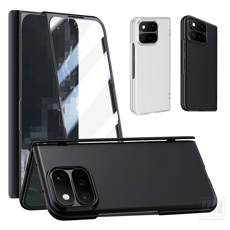 Pixel 11 Pro Fold �P�[�X �J�o�[ �O�ʋ����K���X �����K���X+�v���X�`�b�N �n�[�h�P�[�X �q���W�ی� �ی�P�[�X �X�}�[�g�t�H��/�X�}�t�H/�X�}�z�P�[�X