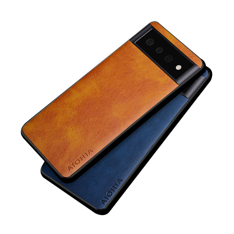 Google Pixel 6/Pixel 6 Pro ケース/カバー レザーケース 背面PUレザー