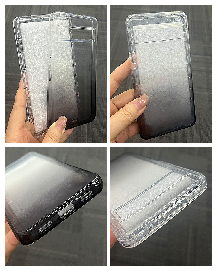 Pixel7a ケース 耐衝撃 カバー クリア 透明 両面 前後保護 フルカバー