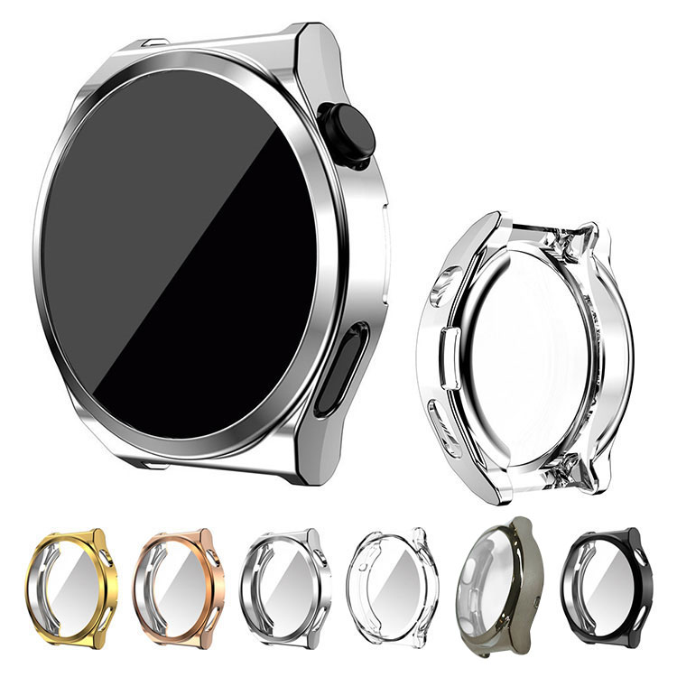 HUAWEI WATCH GT3 Pro �P�[�X 43mm/46mm �J�o�[ ���b�L / �N���A �t���ی� �t�B������� �ی�P�[�X/�J�o�[ �t�@�[�E�F�C�E�H�b�` GT3 �v�� TPU