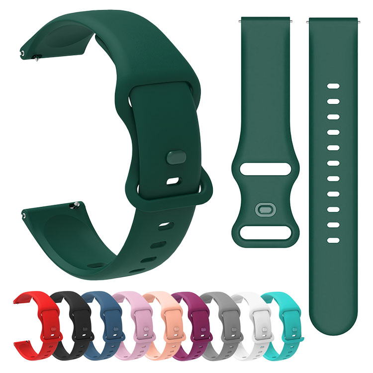 Amazfit GTS 2 mini グリーン 交換バンドとTPUフィルム付♪ Amazfit GTS 4 Mini バンド 2 ベルト シリコン バンド幅 20mm