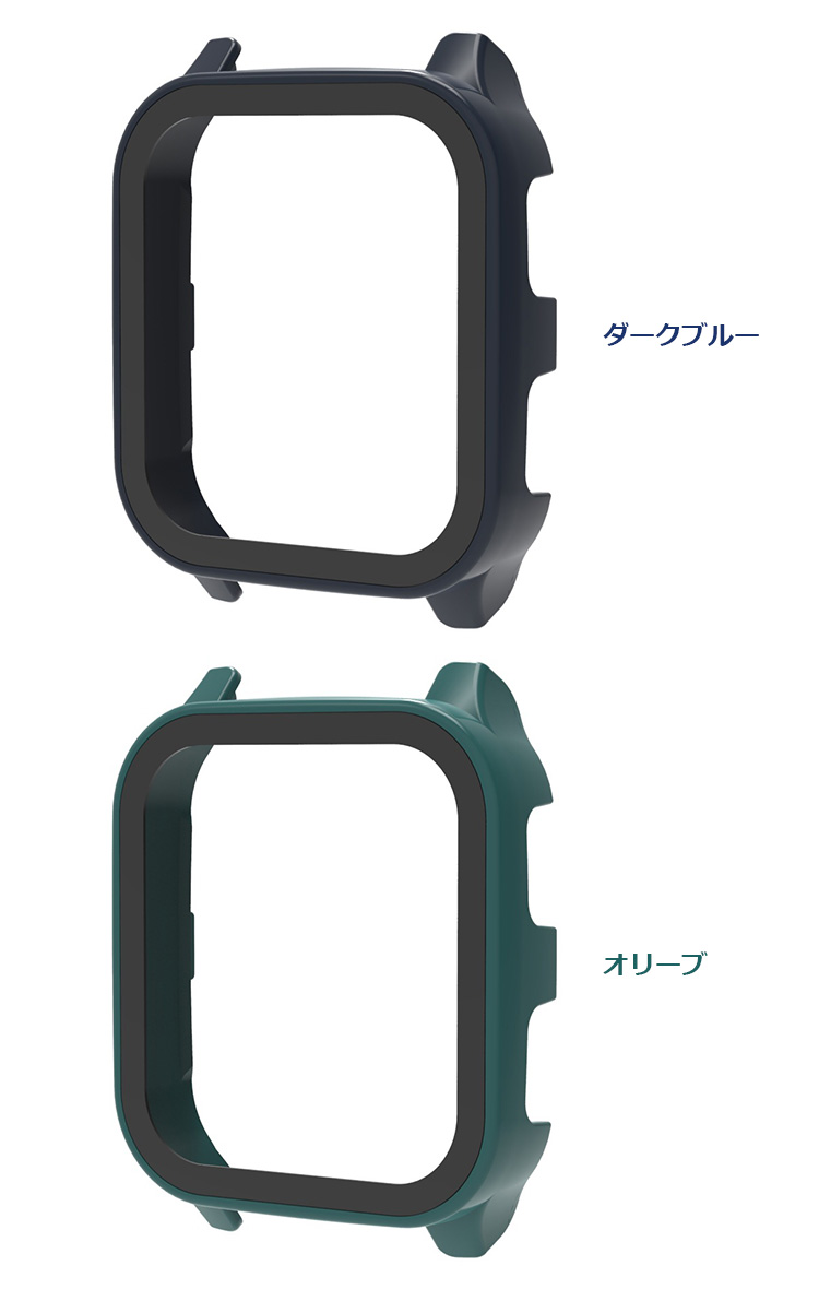 GARMIN Venu Sq 2 ケース Sq2 Music カバー 液晶面強化ガラス 全面保護
