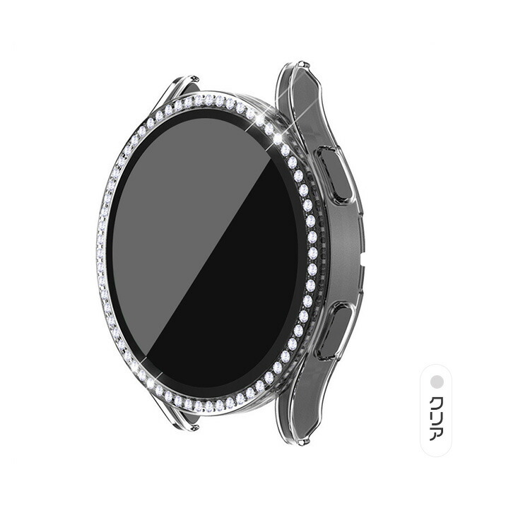 Galaxy Watch 4 40mm/44mm ケース カバー 強化ガラス付き ラインストーン きらきら かわいい レディース 保護カバー 保護ケース ギャラクシーウォッチ｜it-donya｜06
