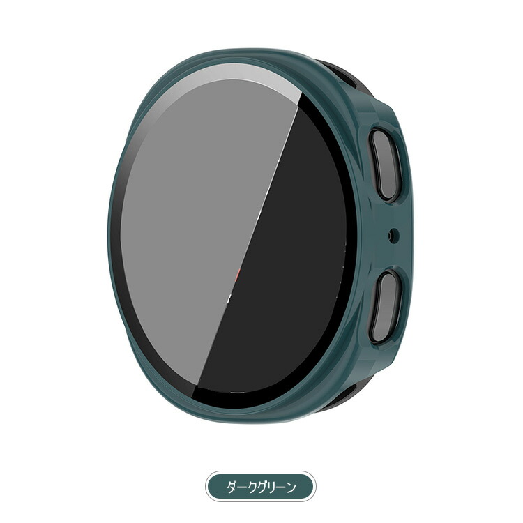 Galaxy Watch 8 カバー ハードケース 強化ガラス ガラスフィルム付き 