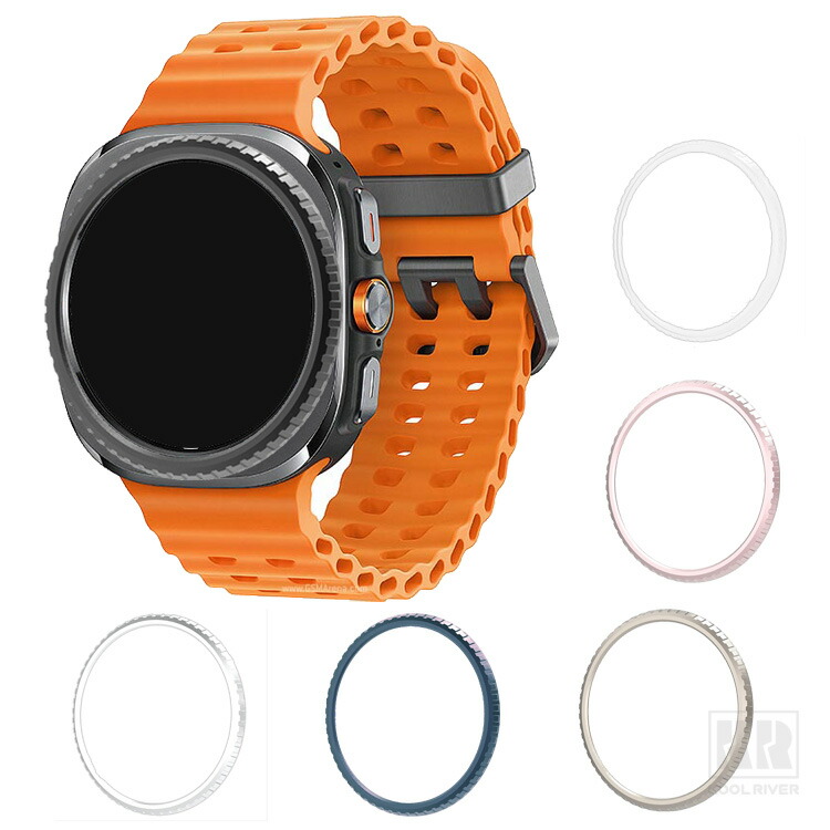 Galaxy Watch Ultra 2025 Ultra1 / Ultra2 �x�[�������O �ی�J�o�[ �x�[�������O�t���[�� �v���X�`�b�N ��t�ȒP �S���� �M�����N�V�[�E�H�b�` �E���g��