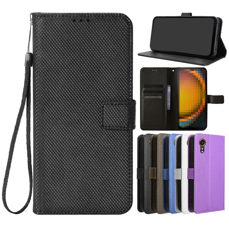 Galaxy XCover7�P�[�X �蒠�^ �J�o�[ PU���U�[ �蒠�^���U�[�P�[�X �X�^���h�@�\ �J�[�h���[ �X�g���b�v�t�� �T���X�� Samsung �M�����N�V�[