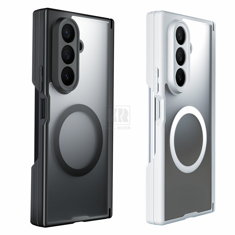 Galaxy Z TriFold �P�[�X �J�o�[ �܂肽���݌^ �O�܂� �v���X�`�b�N �w�ʔ����� �}�b�g �n�[�h�P�[�X Qi���C�����X�[�d�Ή� �ϏՌ��P�[�X Samsung
