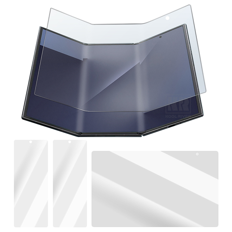 Galaxy Z TriFold �ی�t�B���� 2�Z�b�g ���v4���� �t���ی�t�B����+�T�u�f�B�X�v���C�t���ی�t�B���� PET �t���ی�v���e�N�^�[ Samsung Z �g���C�t�H�[���h