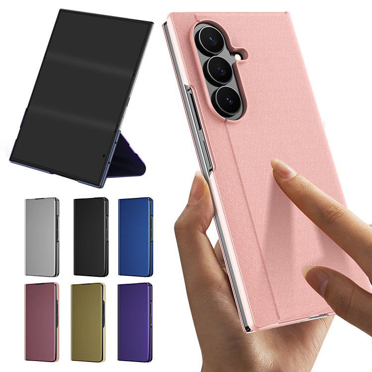 Galaxy Z TriFold �P�[�X �蒠�^ �J�o�[ �t���ی�p�l���t�� ������ �X�^���h�@�\ �܂肽���݌^ �O�܂� ���b�L PU���U�[ Samsung �M�����N�V�[ Z