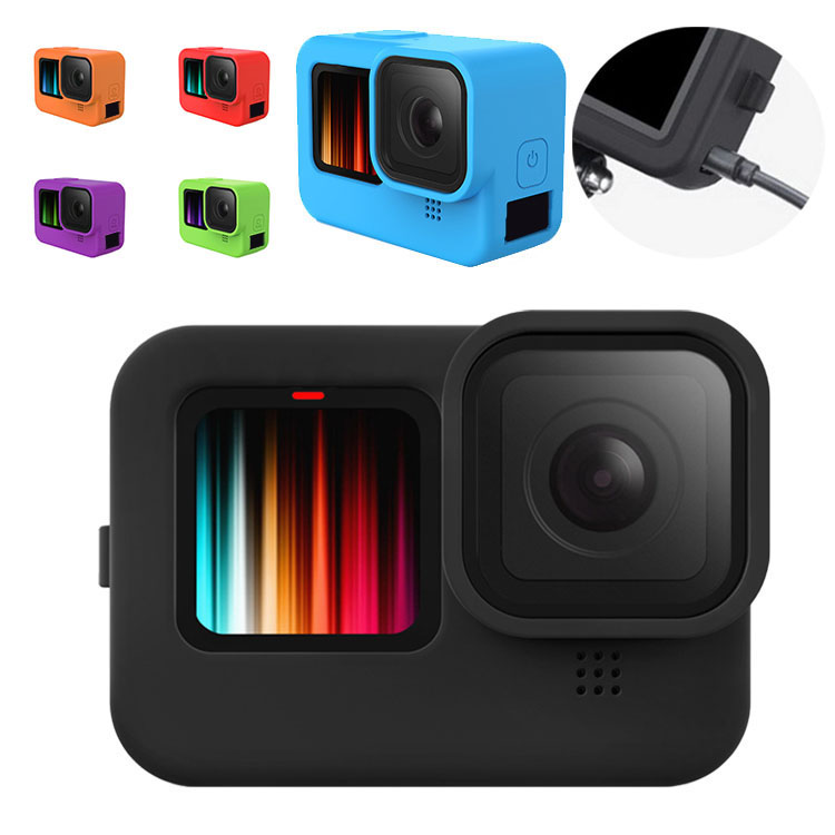 GoPro Hero9 Black シリコンケース/カバー ゴープロ ヒーロー9 ブラックソフトケース