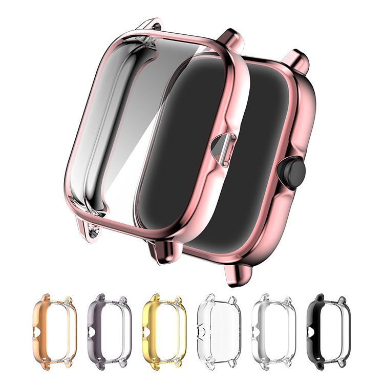 Amazfit GTS3 �P�[�X �J�o�[ ���b�L / �N���A �ی�P�[�X/�J�o�[ TPU �ϏՌ��P�[�X/�J�o�[ �\�t�g�J�o�[