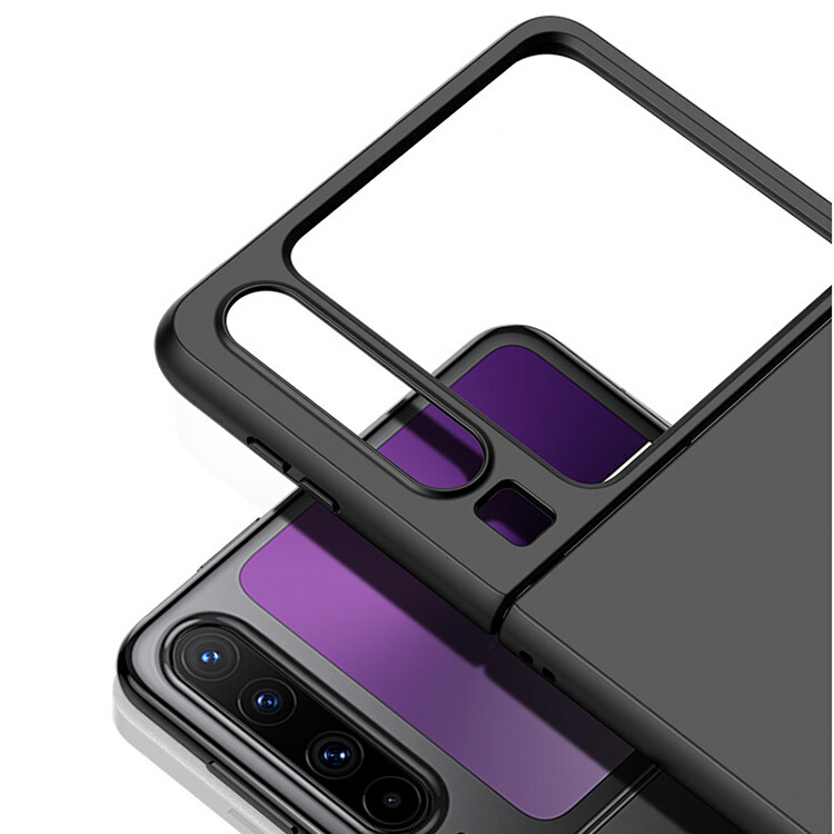 HUAWEI Pura X ケース カバー 折りたたみ型 プラスチック ハード