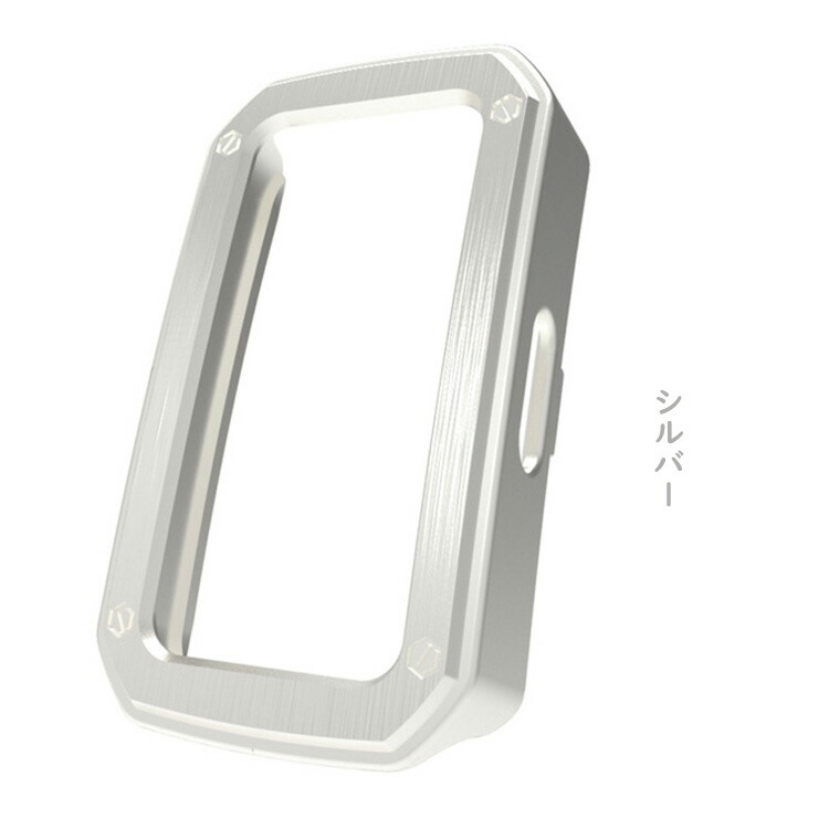 HUAWEI Band 10 ケース Band10 Aluminum Edition 耐衝撃 カバー メッキ アルミ調 メタル調 金属風 ヘアラインストライプ柄 ハードケース 保護ケース/カバー |  | 05