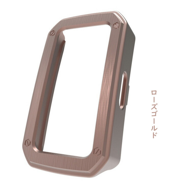 HUAWEI Band 10 ケース Band10 Aluminum Edition 耐衝撃 カバー メッキ アルミ調 メタル調 金属風 ヘアラインストライプ柄 ハードケース 保護ケース/カバー |  | 07