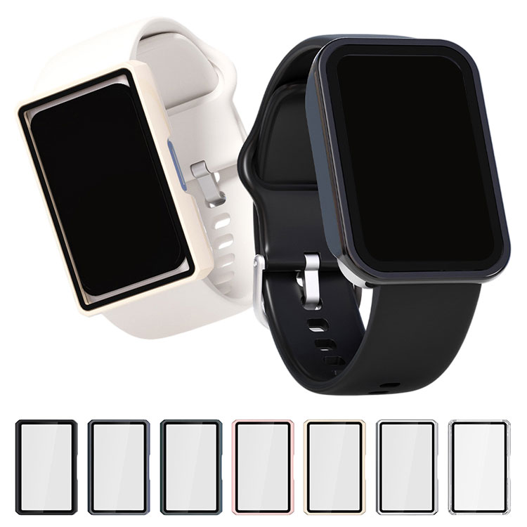 HUAWEI Band11�Ή� �P�[�X �ϏՌ� Band 11 Pro �J�o�[ �t���ʋ����K���X ����/�}�b�g �S�ʕی� �t���ی�P�[�X �t�@�[�E�F�C �o���h11/11 �v��