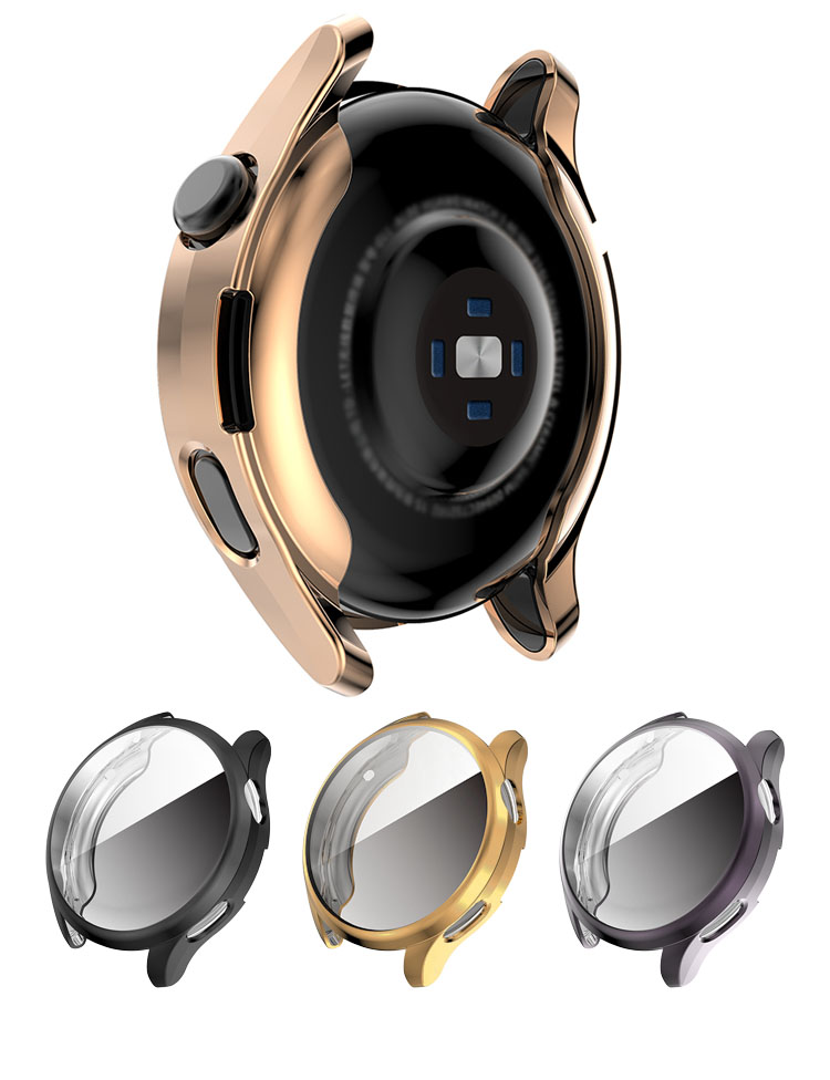 Huawei Watch 3/3Pro ケース/カバー TPU クリア ファーウェイウォッチ 3/3Pro 三世代 メッキ ソフトケース ソフトケース｜it-donya｜02