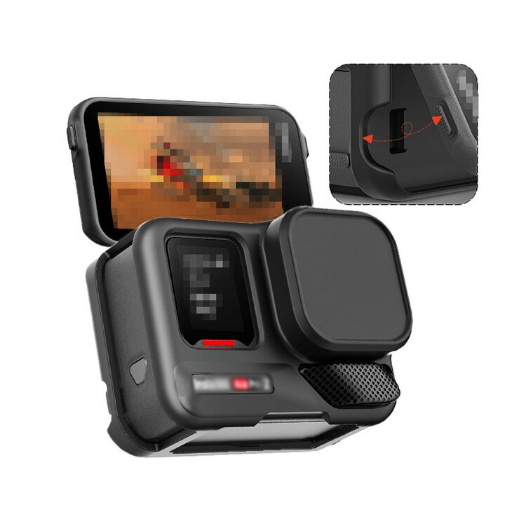 Insta360 Ace Pro 2 ケース カバー+カメラレンズ保護 シリコンケース