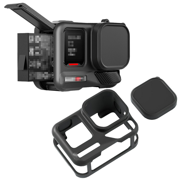Insta360 Ace Pro 2 ケース カバー+カメラレンズ保護 シリコンケース/カバー 耐衝撃 インスタ360 エースプロ2 ソフトケース/カバー シンプル おしゃれ 薄型｜IT問屋名古屋店
