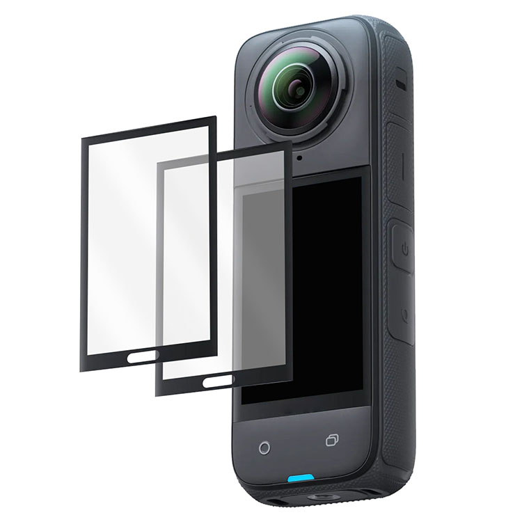 Insta360 X5 tیtB 2 Sʕی PMMAf h~ veN^[ tB CX^360 X5 360xANVJ یV[g