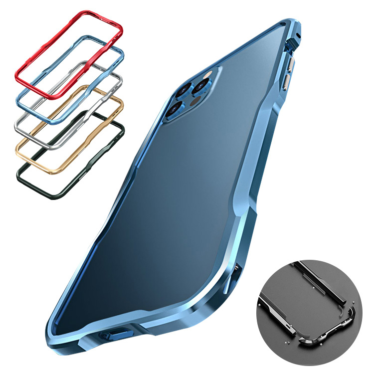 iPhone12 シリーズ ケース/カバー アルミ バンパー かっこいい 12 mini