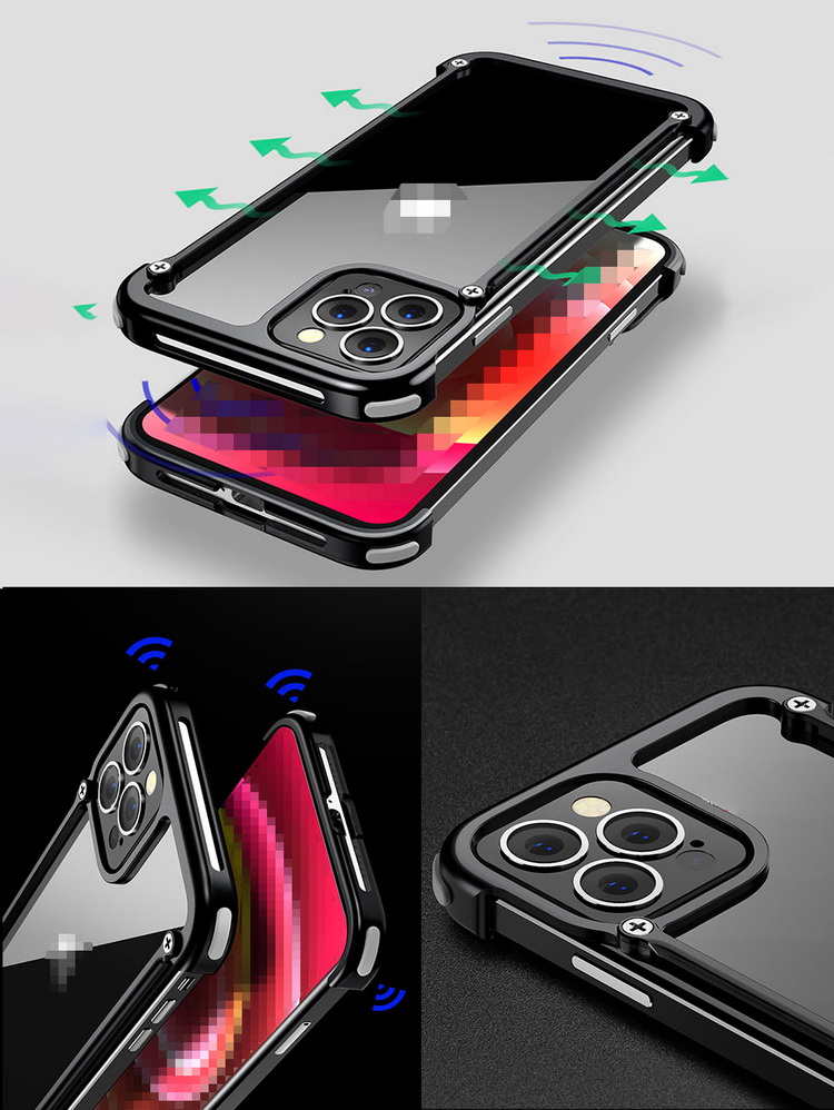 iPhone14/14 Plus/14 Pro/14 Pro Max ケース アルミ カバー