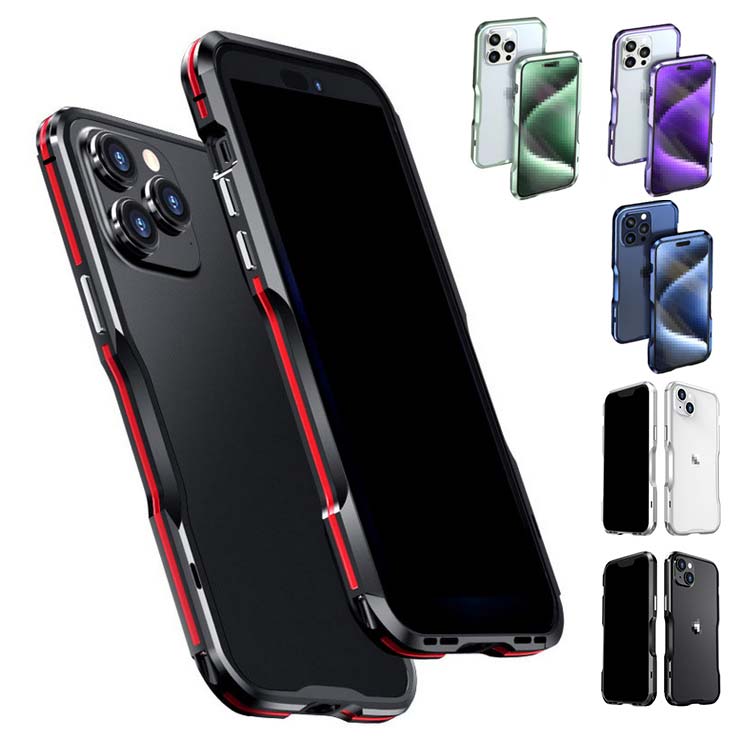 iPhone15 ケース/カバー アルミ バンパー Apple iPhone 15 Plus
