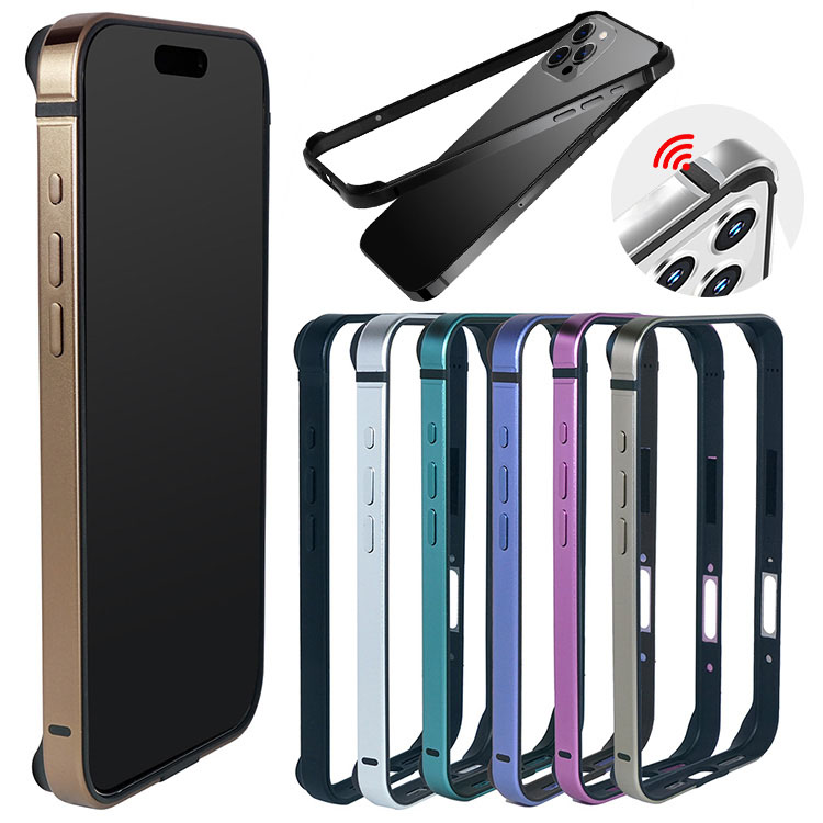 iPhone16 �P�[�X �A���~ �o���p�[ ���������� �A���~�T�C�h�o���p�[ �A���~�o���p�[ ���^�� ���� �ȒP���� Apple iPhone 16 Plus/16 Pro/16 Pro Max