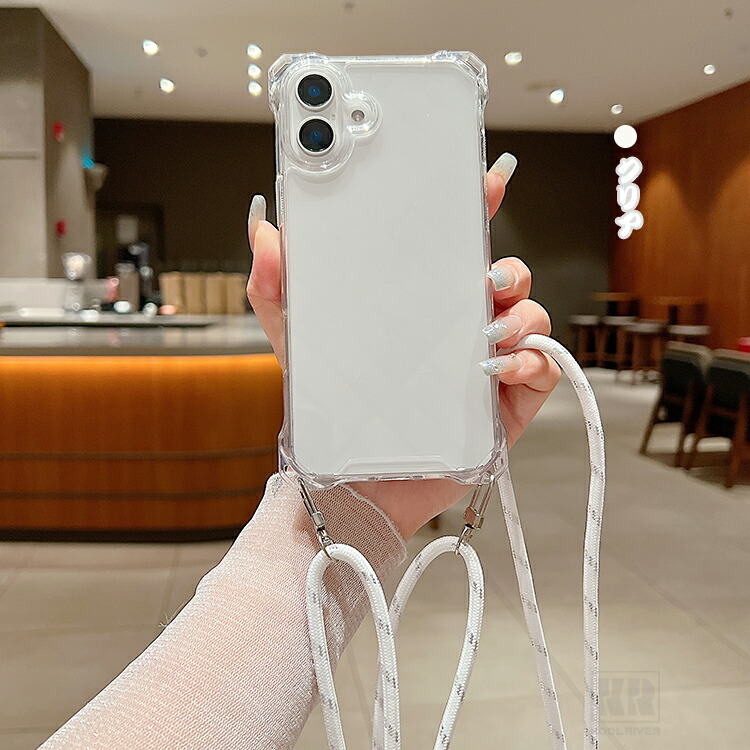 iPhone17 スマホショルダー ケース クリア カバー ショルダー