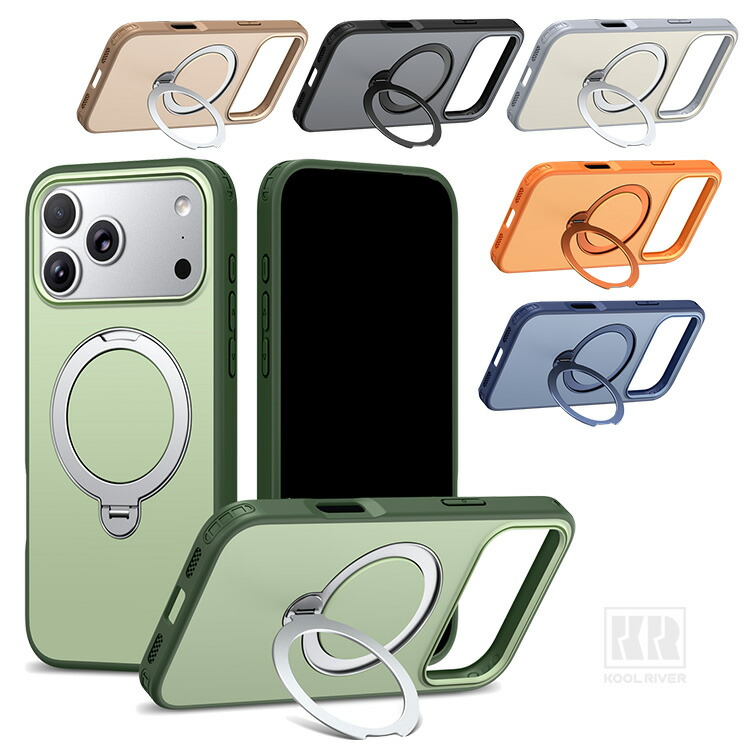 iPhone18 �P�[�X ������ �}�b�g�d�l �J�o�[ 18Pro/18ProMax/iPhone Air 2 Qi�[�d ���C�����X�[�d �Ή� ��̌^�����O�t�� �X�^���h�@�\ ������� Apple