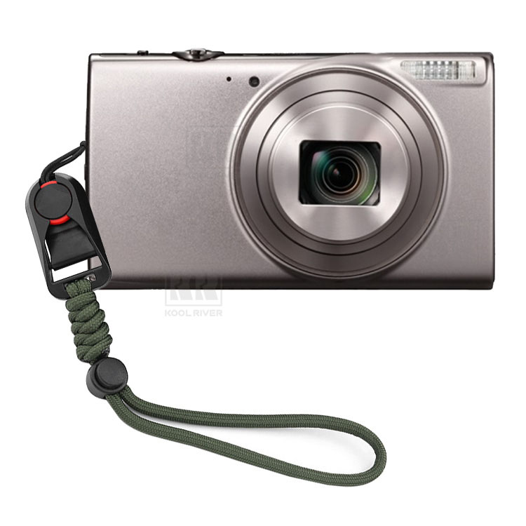 【極美品】Canon IXY 650 シルバー デジタルカメラ　ストラップ CANON IXY 650 m ストラップ ハンドストラップ 落下防止 片手巻き 手首