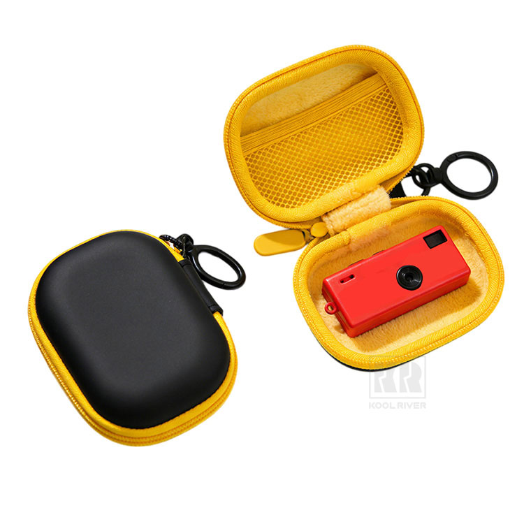 KODAK CHARMERA TYPE01　イエロー　美品　ラバーケース付き KODAK CHARMERA ケース カバー ポーチ バッグ 硬質EVA 衝撃吸収