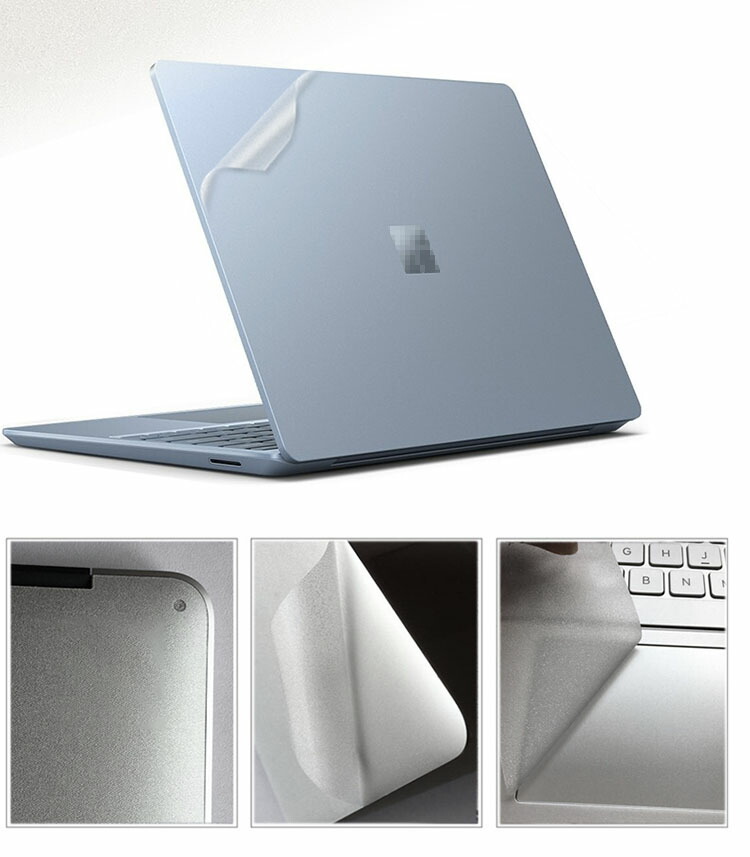 Surface Laptop Go (12.4インチ) 本体保護フィルム 背面保護フィルム 全面保護 傷つき防止 サーフェスラップトップ アクセサリー 本体保護ステッカー｜it-donya｜03